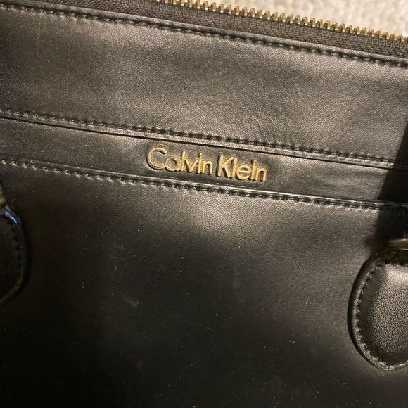 calvin klein black handbag shoulder bag - Picture 2 of 4